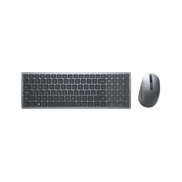 DELL KM7120W toetsenbord Inclusief muis RF-draadloos + Bluetooth QWERTY Scandinavisch Grijs, Titanium