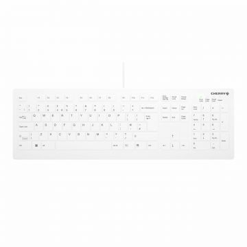 CHERRY AK-C8112 toetsenbord USB QWERTY Engels Wit