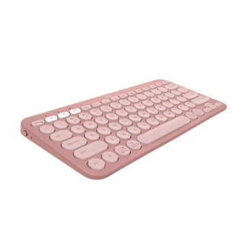 Logitech Pebble Keys 2 K380s toetsenbord RF-draadloos + Bluetooth QWERTY US International Roze