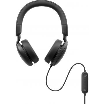 DELL WH5024 Headset Bedraad Hoofdband Oproepen/muziek USB Type-C Zwart