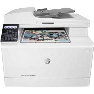 HP Color LaserJet Pro MFP M183fw, Printen, kopiëren, scannen, faxen, Automatische documentinvoer voor 35 vel; Energiezuinig; Optimale beveiliging; Dual-band Wi-Fi