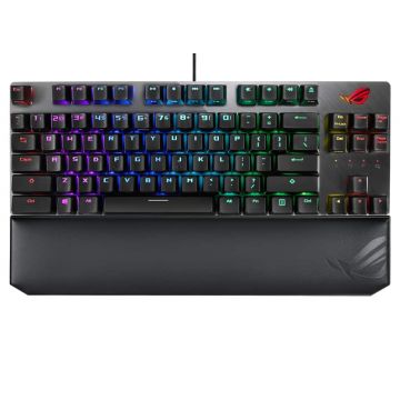 ASUS X801 STRIX SCOPE NX TKL D/NXRD/US toetsenbord USB QWERTY Amerikaans Engels Zwart, Grijs