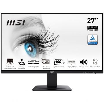 MSI Pro MP273A computer monitor 68,6 cm (27") 1920 x 1080 Pixels Full HD LED Zwart