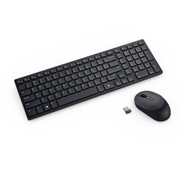 DELL KM555 toetsenbord Inclusief muis Universeel RF-draadloos + Bluetooth QWERTY US International Zwart