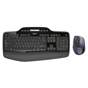 Logitech MK710 Performance toetsenbord Inclusief muis RF Draadloos QWERTY US International Zwart