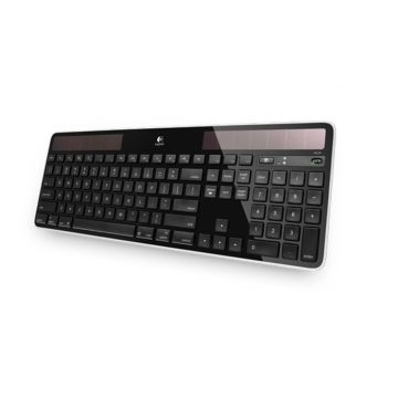 Logitech Wireless Solar Keyboard K750 toetsenbord RF Draadloos QWERTY Scandinavisch Zwart