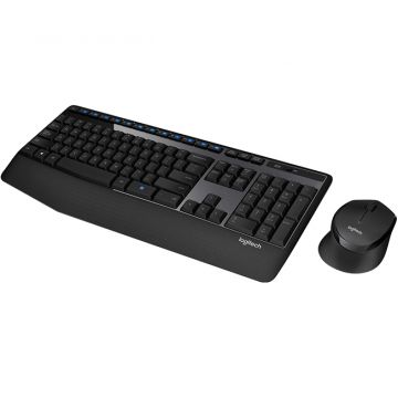 Logitech Wireless Combo MK345 toetsenbord Inclusief muis USB Frans Zwart