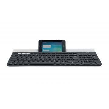 Logitech K780 Multi-Device Wireless Keyboard toetsenbord RF-draadloos + Bluetooth QWERTY Engels Grijs, Wit