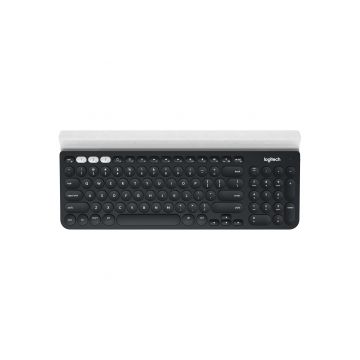 Logitech K780 Multi-Device Wireless Keyboard toetsenbord RF-draadloos + Bluetooth QWERTY Engels Grijs, Wit