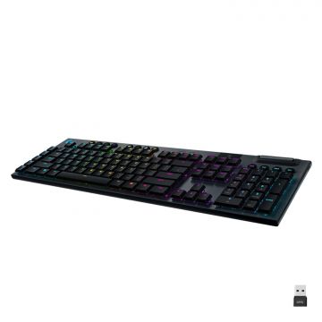 Logitech G G915 LIGHTSPEED Wireless RGB Mechanical Gaming Keyboard - GL Tactile toetsenbord RF-draadloos + Bluetooth Zwitsers Koolstof