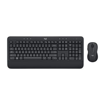 Logitech MK545 ADVANCED Wireless Keyboard and Mouse Combo toetsenbord Inclusief muis RF Draadloos Frans Zwart