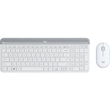 Logitech MK470 toetsenbord Inclusief muis RF Draadloos QWERTY Engels Wit