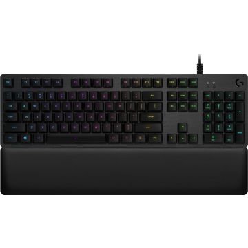 Logitech G G513 CARBON LIGHTSYNC RGB Mechanical Gaming Keyboard, GX Brown toetsenbord USB Engels Koolstof