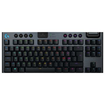 Logitech G G915 Tkl toetsenbord RF-draadloos + Bluetooth QWERTY Engels Koolstof