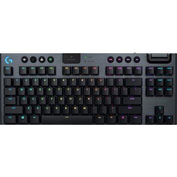 Logitech G G915 TKL toetsenbord USB QWERTY Engels Koolstof