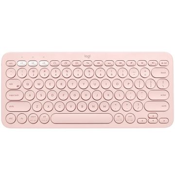 Logitech K380 Multi-Device toetsenbord Bluetooth QZERTY Engels Roze