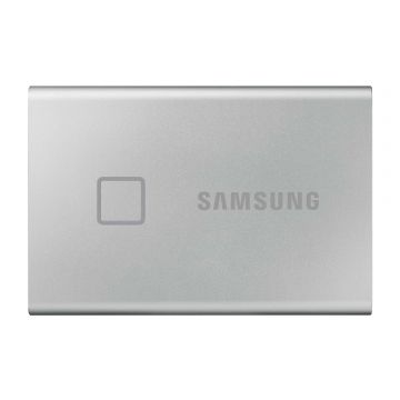 Samsung MU-PC500S, T7 Touch, 500 GB, USB Type-C, 3.2 Gen 2 (3.1 Gen 2), 1050 MB/s, Wachtwoordbeveiliging, Zilver