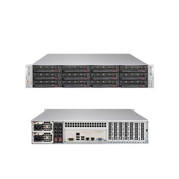 Supermicro SSG-6029P-E1CR12L server barebone LGA 3647 (Socket P) Rack (2U) Zwart