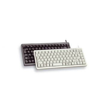 CHERRY Compact keyboard, Combo (USB + PS/2), DE toetsenbord USB + PS/2 QWERTY Zwart