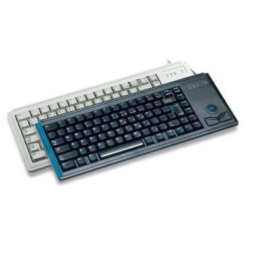 CHERRY Compact keyboard G84-4400, light grey, RB toetsenbord PS/2 Grijs