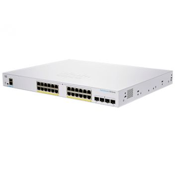 Cisco CBS350-24P-4X-EU netwerk-switch Managed L2/L3 Gigabit Ethernet (10/100/1000) Zilver