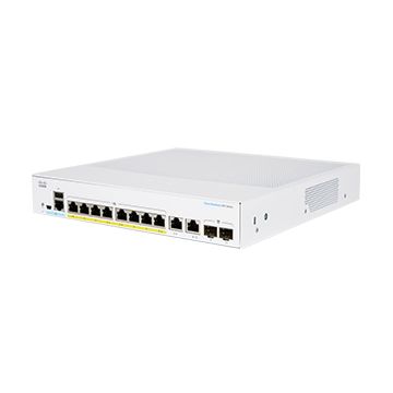 Cisco CBS350-8P-E-2G-EU netwerk-switch Managed L2/L3 Gigabit Ethernet (10/100/1000) Zilver