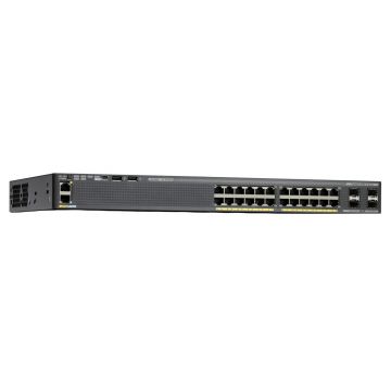 Cisco Small Business 2960X Series Switch - 24-poorts + 4 SFP uplink-poorten - Gigabit - Power over Ethernet - Layer 2 - Managed - stapelbaar
