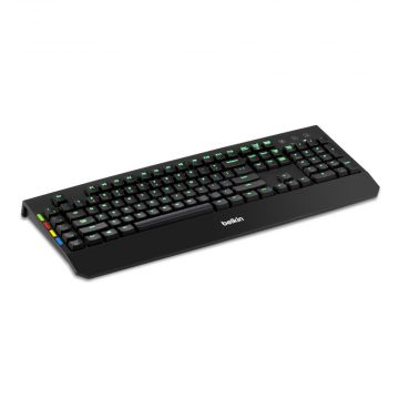 Belkin F1DN008KBD toetsenbord USB QWERTY Engels Zwart