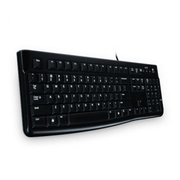 Logitech K120 Corded Keyboard toetsenbord USB Grieks Zwart