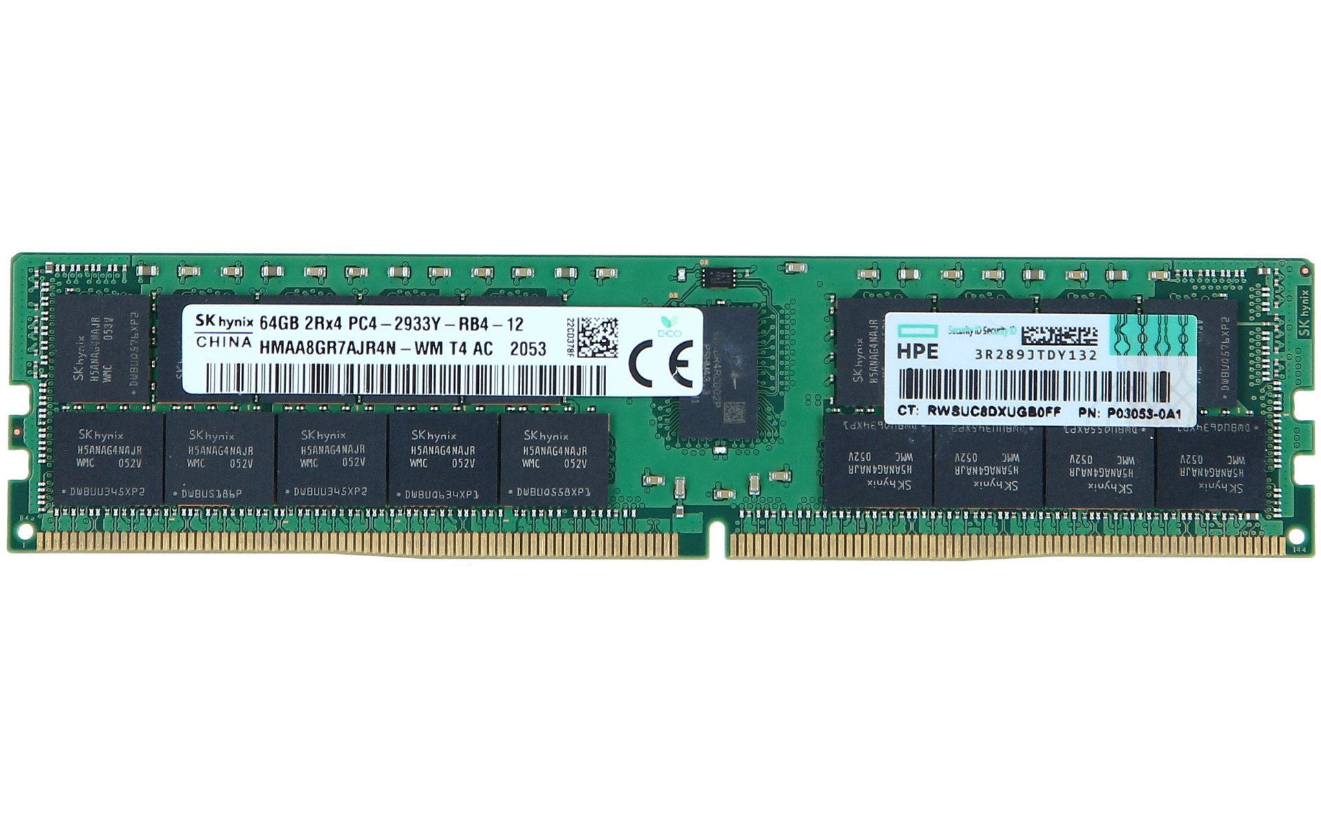 HPE 64GB 2Rx4 PC4-2933Y-R Smart Kit (P00930-B21) thumbnail