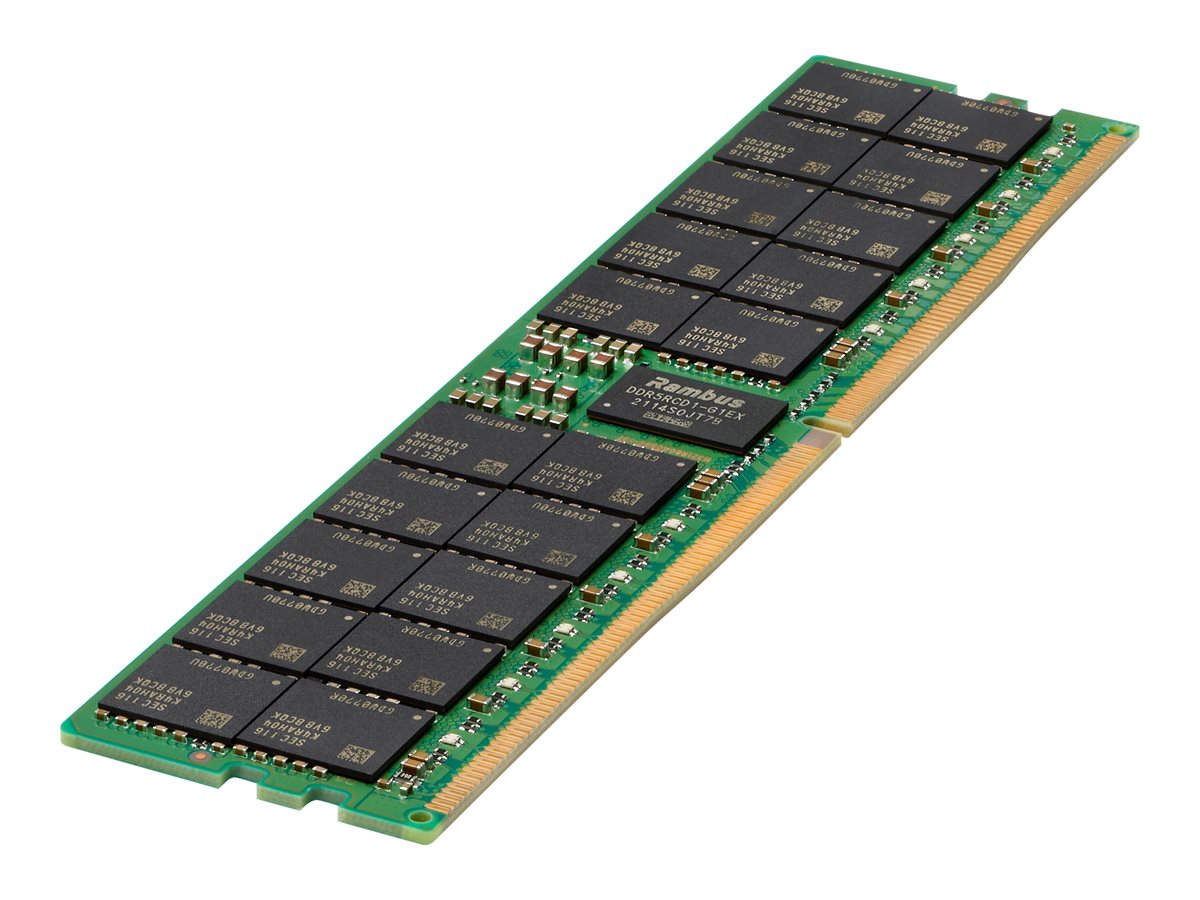 HPE 32GB (1x32GB) Dual Rank x8 DDR5-5600 CAS-46-45-45 EC8 Registered Smart Memory Kit (P64706-B21) thumbnail